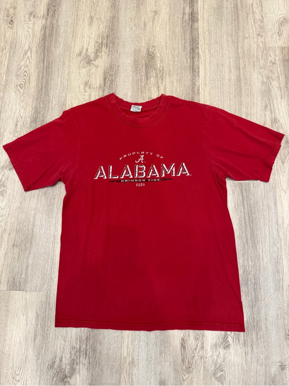 Alabama Crimson Tide Red Graphic T-Shirt Size Medium Vintage Soffe
